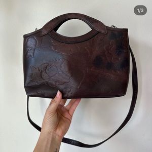 Vintage Leather Cross Body or Mini Bag